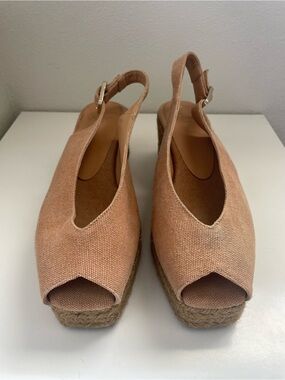 Castaner peep-toe espadrilles size 6.5